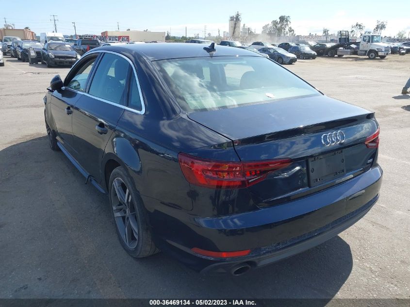 2018 AUDI A4 PREMIUM PLUS - WAULMAF4XJA169078
