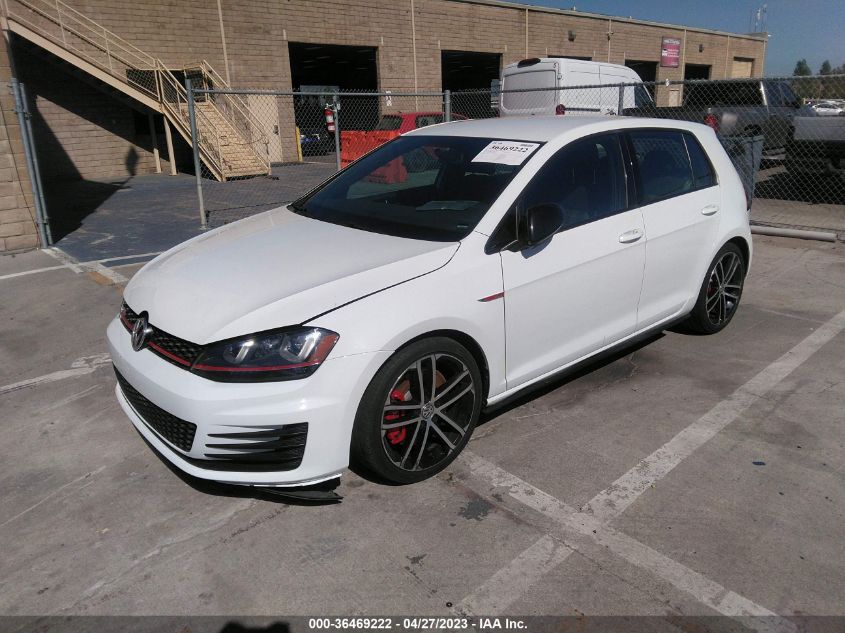 2017 VOLKSWAGEN GOLF GTI S/SE/AUTOBAHN/SPORT - 3VW447AU2HM044992