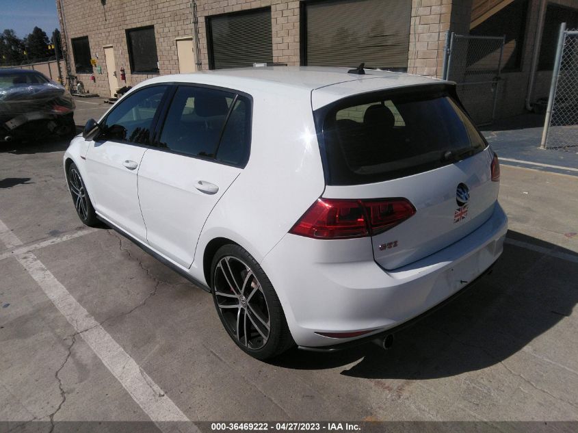 2017 VOLKSWAGEN GOLF GTI S/SE/AUTOBAHN/SPORT - 3VW447AU2HM044992
