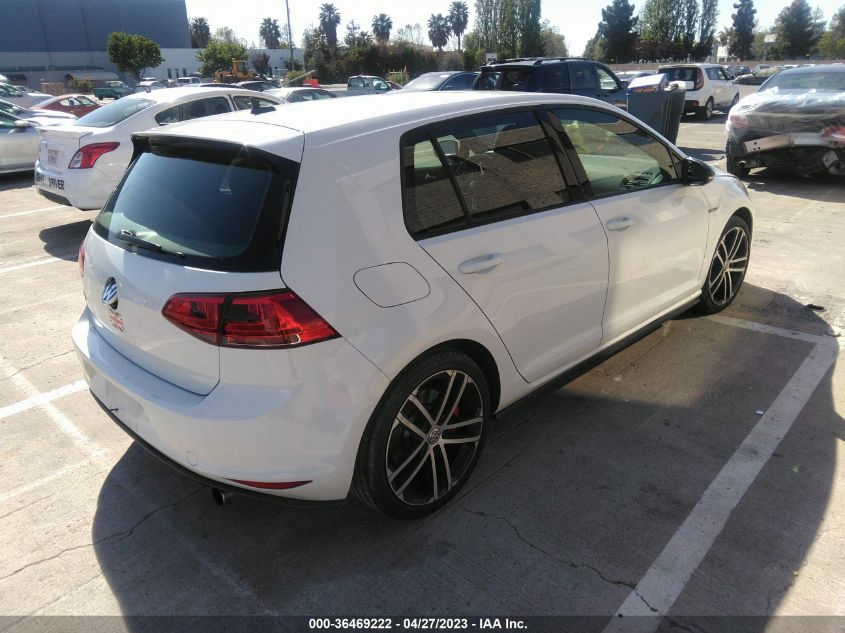 2017 VOLKSWAGEN GOLF GTI S/SE/AUTOBAHN/SPORT - 3VW447AU2HM044992