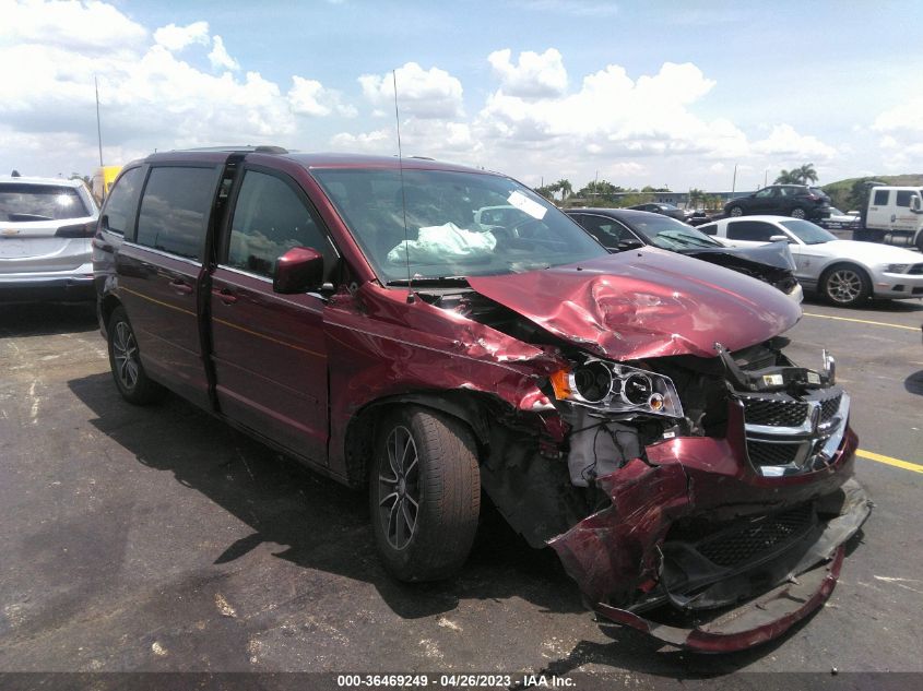 2017 DODGE GRAND CARAVAN SXT - 2C4RDGCG3HR625376