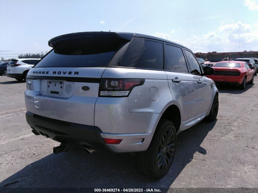 2016 LAND ROVER RANGE ROVER SPORT V6 HSE - SALWS2VF3GA553753