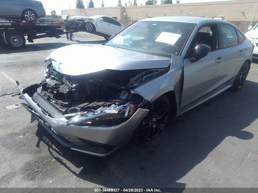 VIN 2HGFE2F51NH607037 2022 HONDA CIVIC SEDAN SPORT