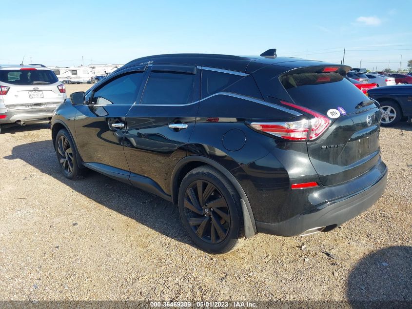 2018 NISSAN MURANO SL - 5N1AZ2MG8JN144909