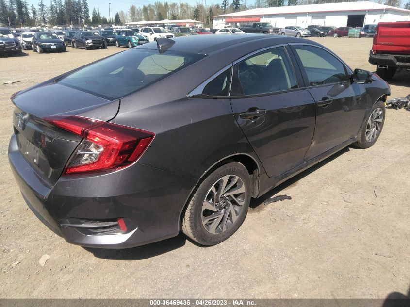 2017 HONDA CIVIC SEDAN EX - 2HGFC2F77HH565601