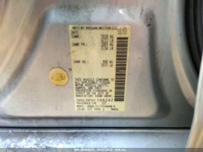 2014 NISSAN ALTIMA 2.5 SV - 1N4AL3AP1EC188242