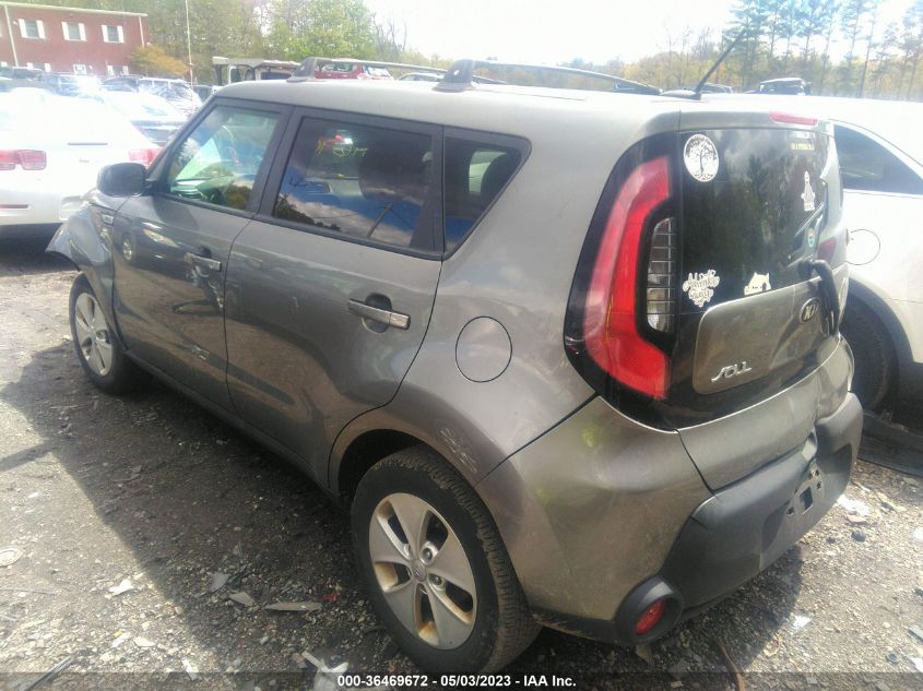 2016 KIA SOUL BASE - KNDJN2A25G7397899