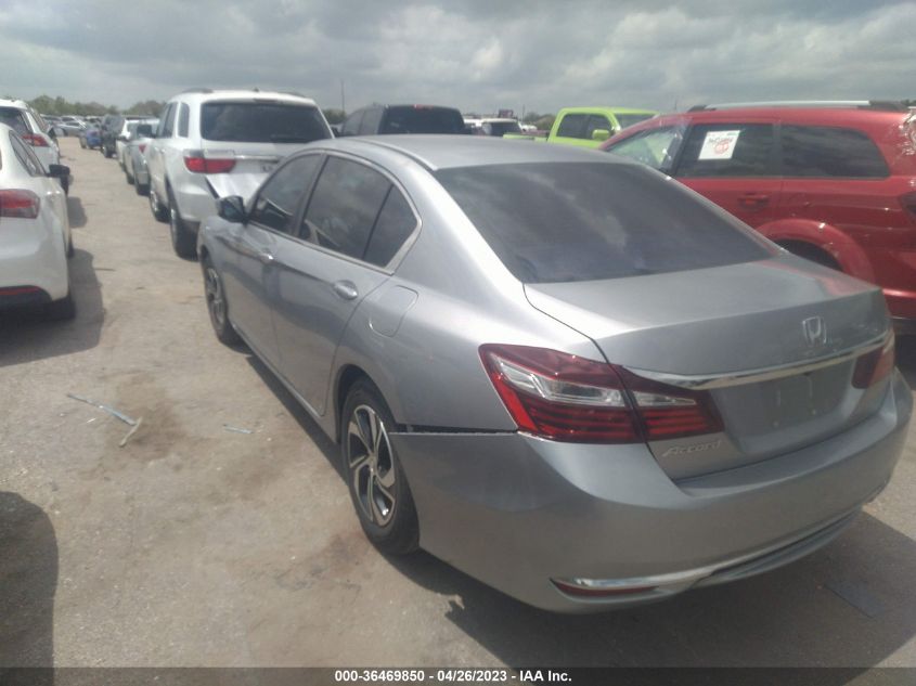 2016 HONDA ACCORD SEDAN LX - 1HGCR2F3XGA143737
