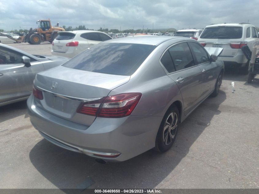 2016 HONDA ACCORD SEDAN LX - 1HGCR2F3XGA143737