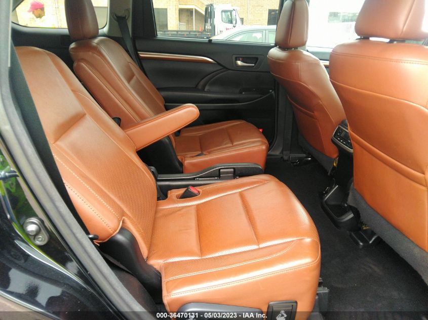 2017 TOYOTA HIGHLANDER LIMITED - 5TDDZRFH7HS376311