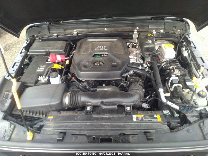 2022 JEEP WRANGLER UNLIMITED SAHARA - 1C4HJXEN9NW110112