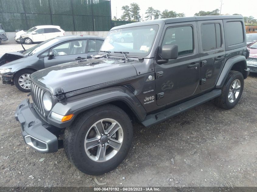 2022 JEEP WRANGLER UNLIMITED SAHARA - 1C4HJXEN9NW110112