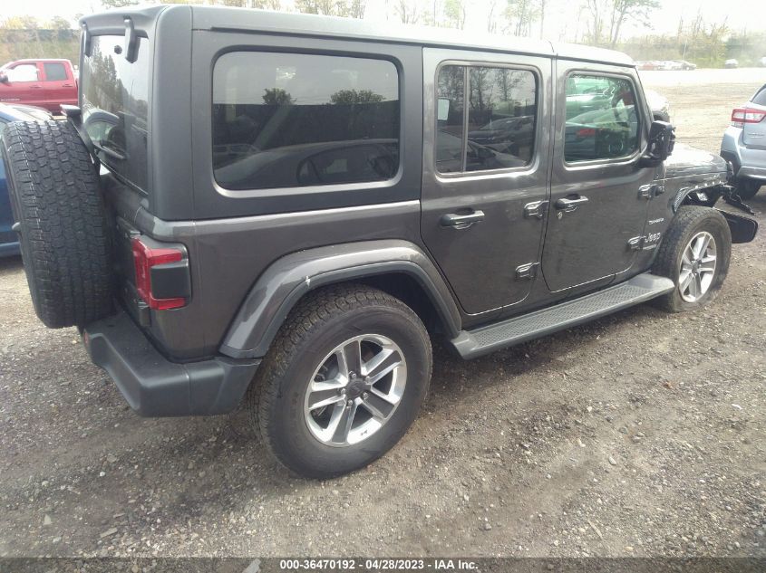 2022 JEEP WRANGLER UNLIMITED SAHARA - 1C4HJXEN9NW110112
