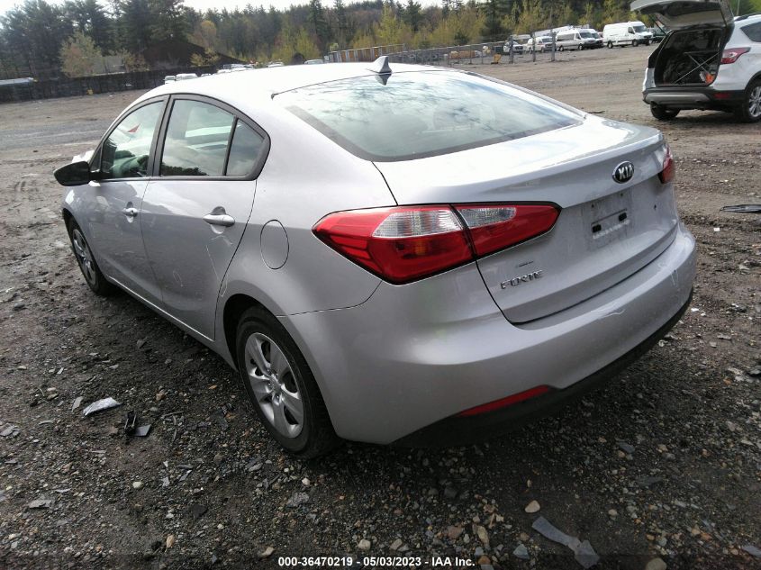 2015 KIA FORTE LX - KNAFK4A61F5387729
