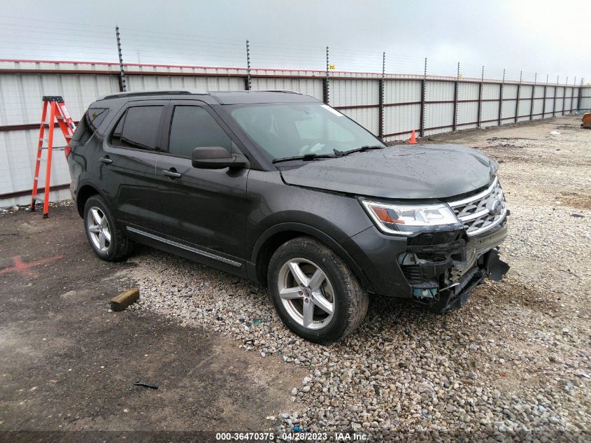 2018 FORD EXPLORER XLT - 1FM5K7D8XJGA35481