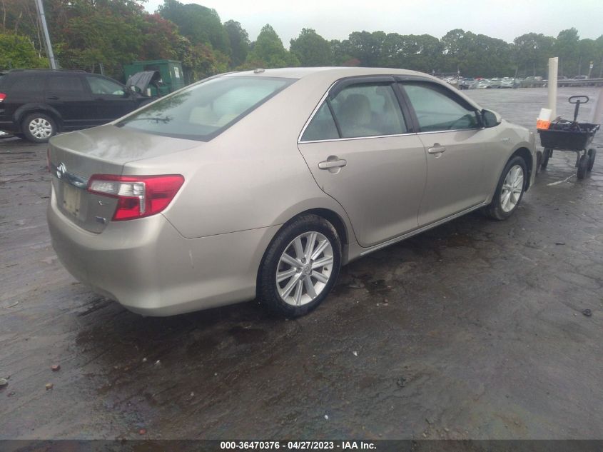 2013 TOYOTA CAMRY HYBRID LE/XLE - 4T1BD1FK6DU095332