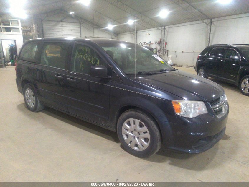 2014 DODGE GRAND CARAVAN AMERICAN VALUE PKG - 2C4RDGBG7ER344209