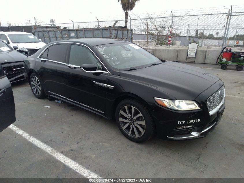 2019 LINCOLN CONTINENTAL LIVERY - 1LN6L9UK6K5607071