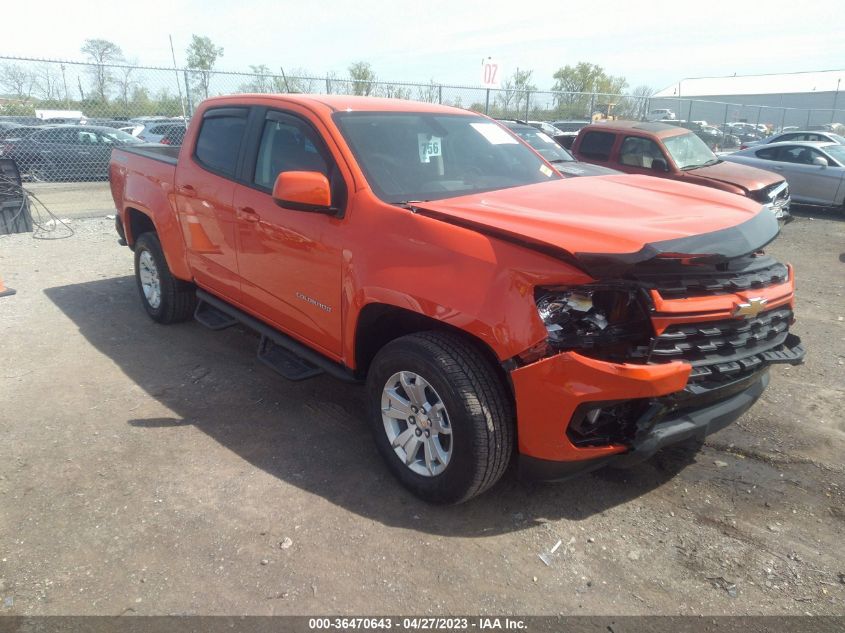 2022 CHEVROLET COLORADO 4WD LT - 1GCGTCEN9N1118612