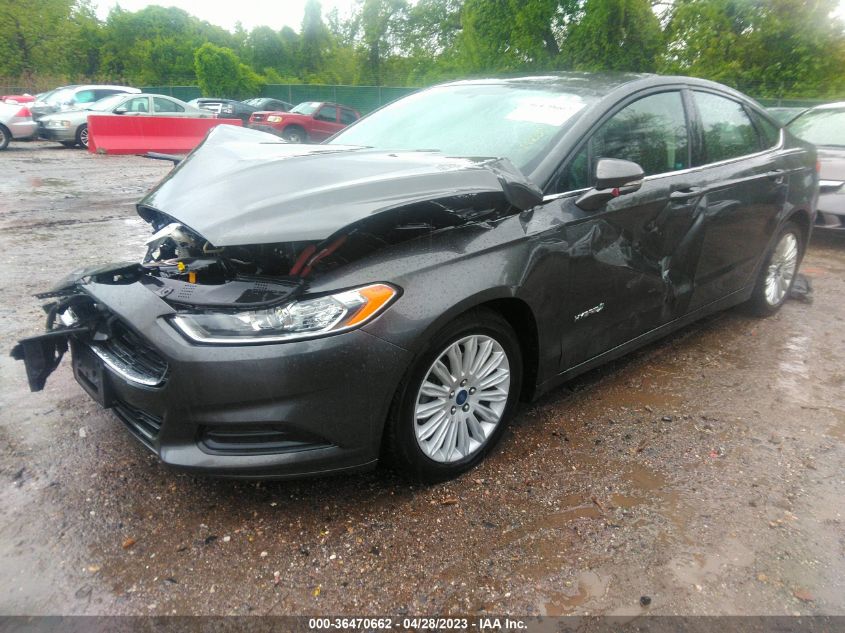 2016 FORD FUSION SE HYBRID - 3FA6P0LU4GR360120