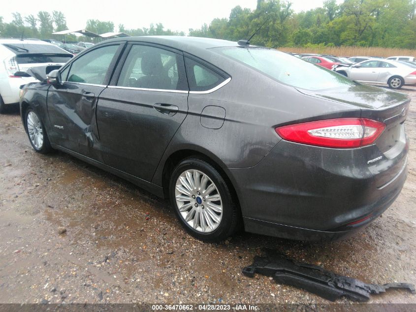 2016 FORD FUSION SE HYBRID - 3FA6P0LU4GR360120