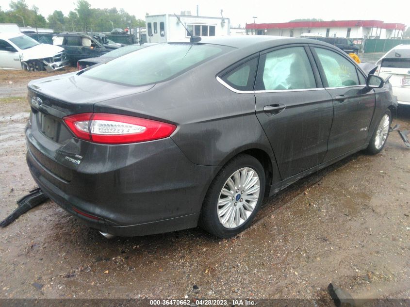 2016 FORD FUSION SE HYBRID - 3FA6P0LU4GR360120