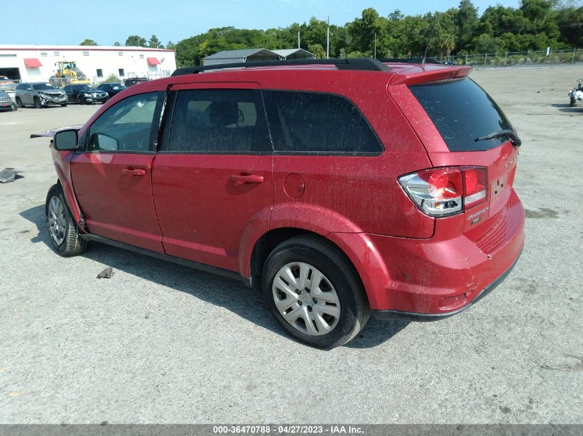 2019 DODGE JOURNEY SE - 3C4PDCBB0KT837632