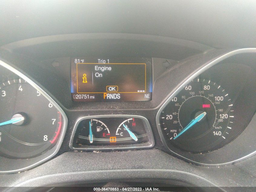 2016 FORD FOCUS SE - 1FADP3F21GL309370