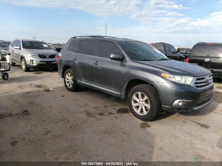 2013 TOYOTA HIGHLANDER - 5TDBK3EH9DS278501