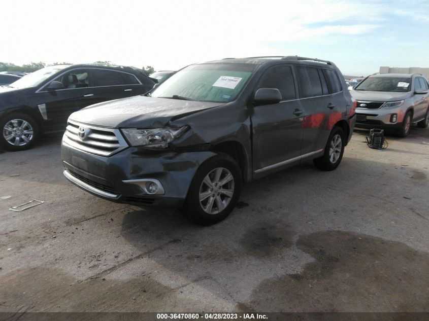 2013 TOYOTA HIGHLANDER - 5TDBK3EH9DS278501