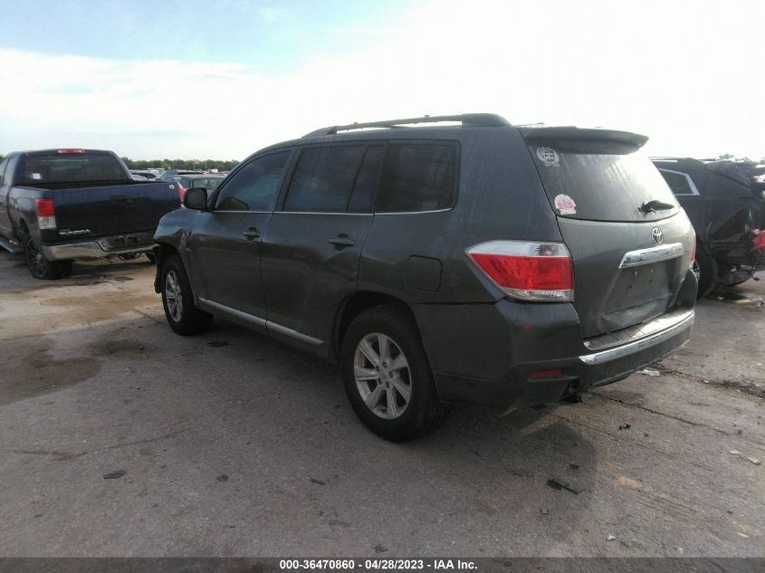 2013 TOYOTA HIGHLANDER - 5TDBK3EH9DS278501
