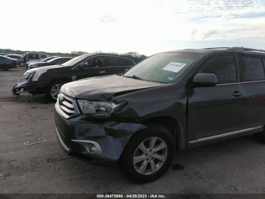 2013 TOYOTA HIGHLANDER - 5TDBK3EH9DS278501