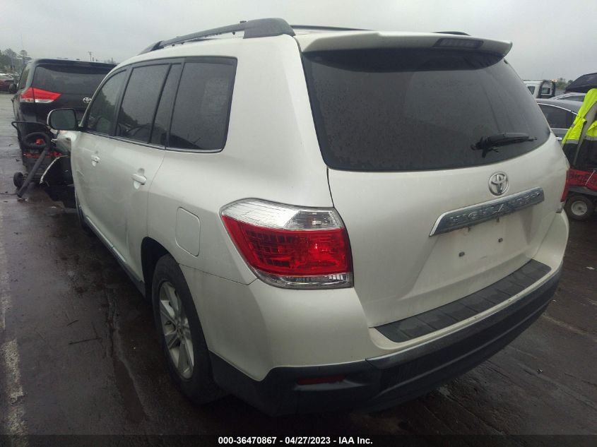 2013 TOYOTA HIGHLANDER SE - 5TDZK3EH4DS115169