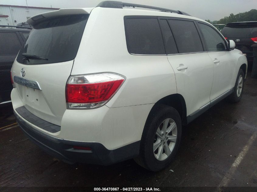 2013 TOYOTA HIGHLANDER SE - 5TDZK3EH4DS115169