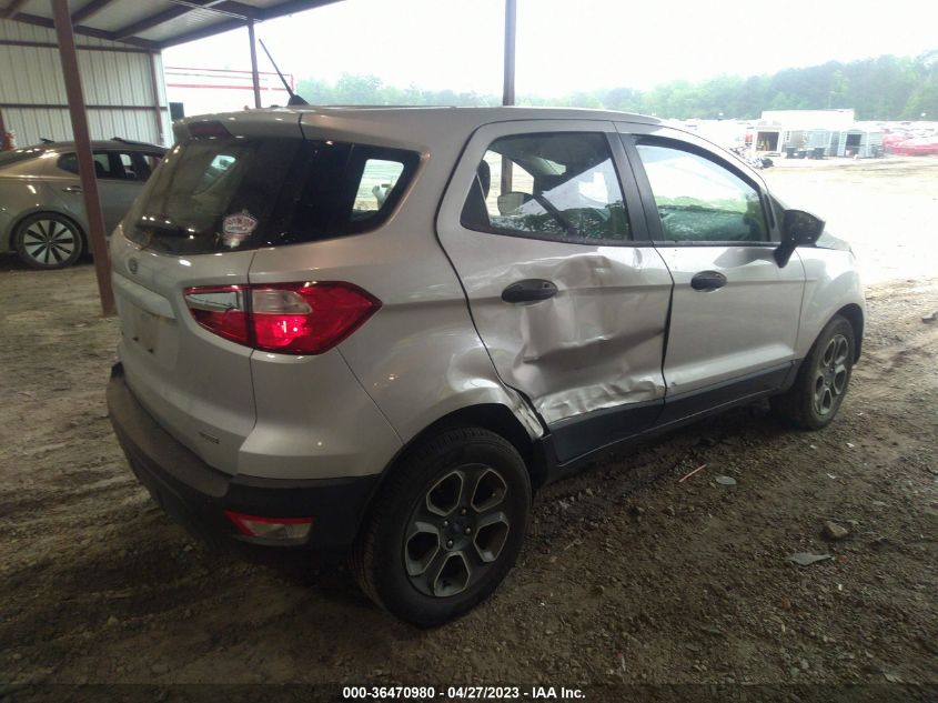 2018 FORD ECOSPORT S - MAJ3P1RE2JC189494