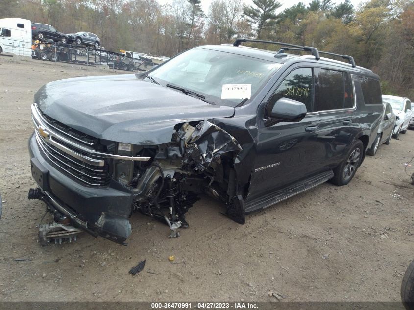 2021 CHEVROLET SUBURBAN LT - 1GNSKCKD0MR480196
