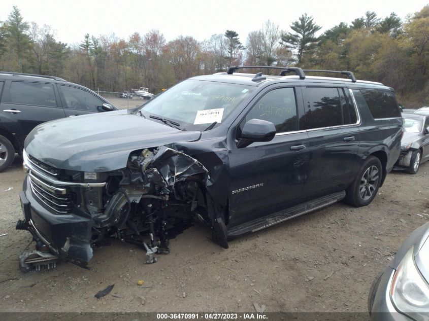 2021 CHEVROLET SUBURBAN LT - 1GNSKCKD0MR480196