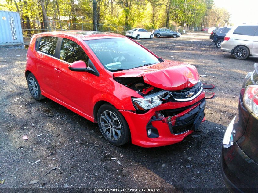 2017 CHEVROLET SONIC LT - 1G1JD6SB9H4134156