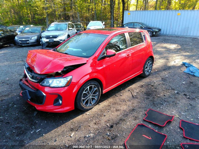 2017 CHEVROLET SONIC LT - 1G1JD6SB9H4134156