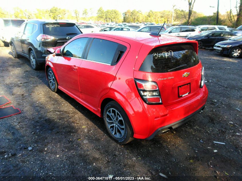 2017 CHEVROLET SONIC LT - 1G1JD6SB9H4134156
