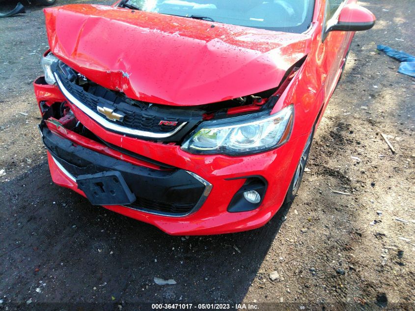 2017 CHEVROLET SONIC LT - 1G1JD6SB9H4134156