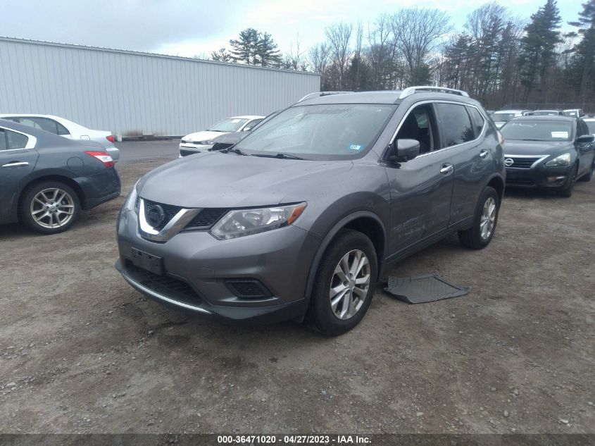 2016 NISSAN ROGUE SV - KNMAT2MV5GP680153