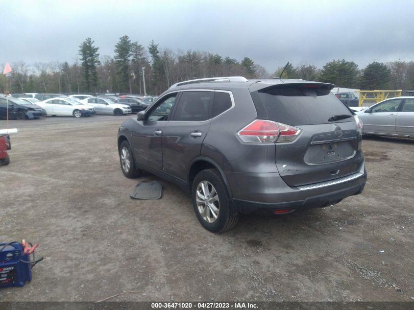 2016 NISSAN ROGUE SV - KNMAT2MV5GP680153