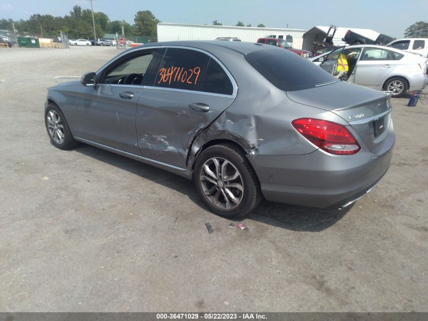 2016 MERCEDES-BENZ C-CLASS C 300 LUXURY - 55SWF4KB1GU104599