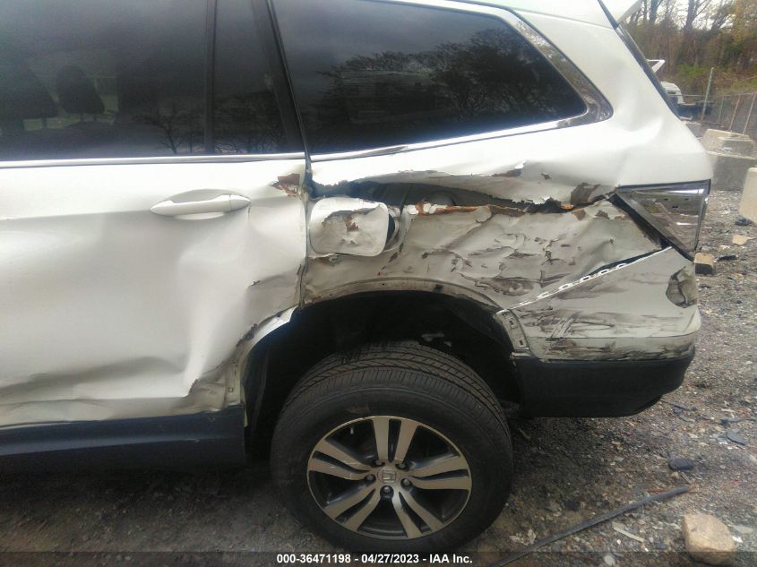 2018 HONDA PILOT EX-L - 5FNYF6H50JB045463