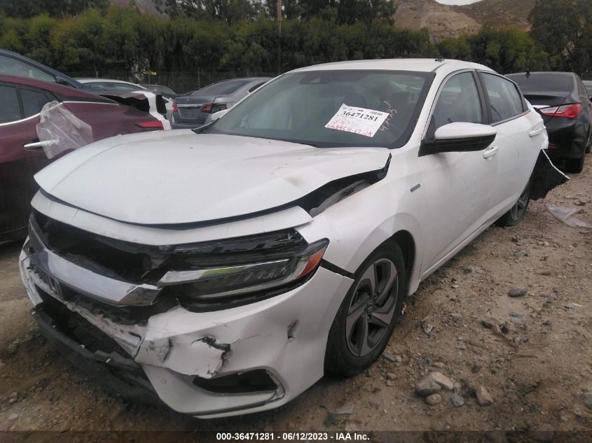 2020 HONDA INSIGHT EX 19XZE4F56LE009624