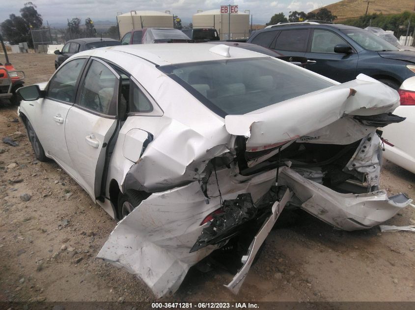 2020 HONDA INSIGHT EX 19XZE4F56LE009624
