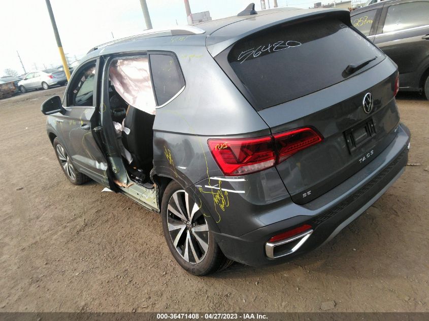 2022 VOLKSWAGEN TAOS SE - 3VVLX7B24NM066430