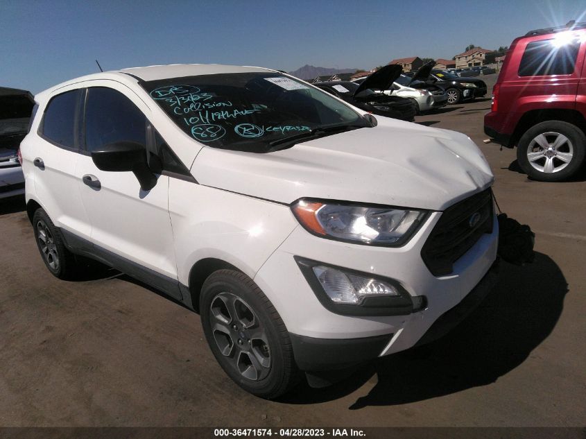 2018 FORD ECOSPORT S - MAJ3P1RE3JC186023