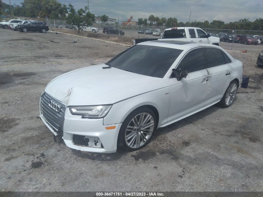 2017 AUDI A4 PREMIUM PLUS - WAUENAF43HN010203
